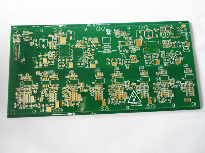 Automobile signal acquisition and control PCB